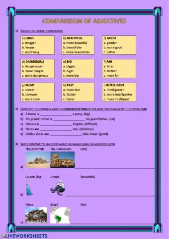 Comparison of Adjectives