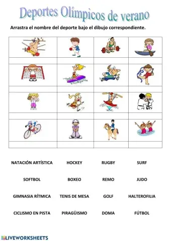 Arrastra los deportes