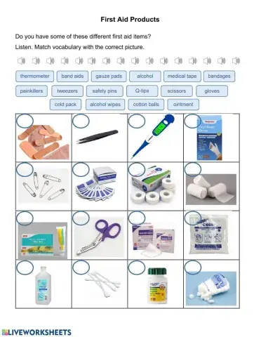 First Aid Items
