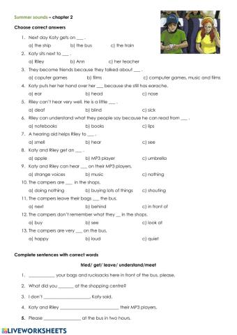 Cambridge Summer Sounds Chapter 2