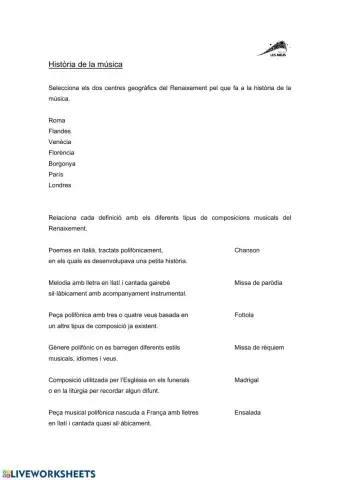 Història de la música. El Renaixement