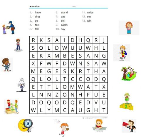 Pas Simple irregural verbs