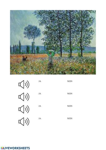 Frühling - Hörverstehen