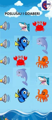 Sea creatures kids