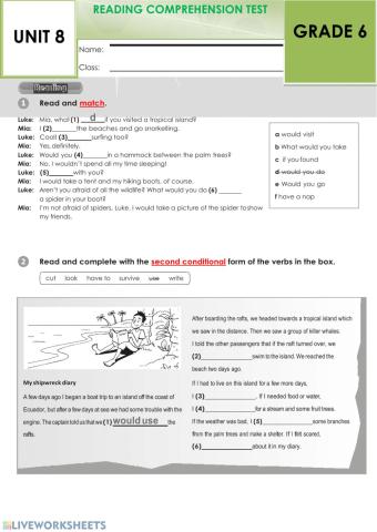 Reading comprehension