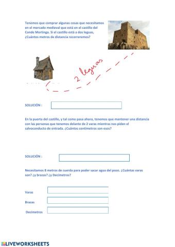 Problemas unidades de longitud