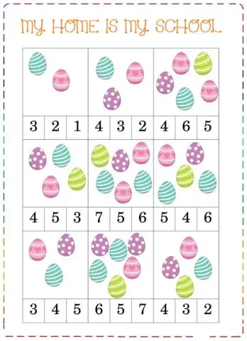 Say ve doğru rakamı işaretle