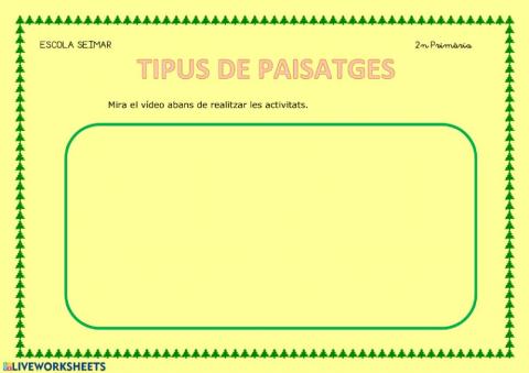 Tipus de paisatge
