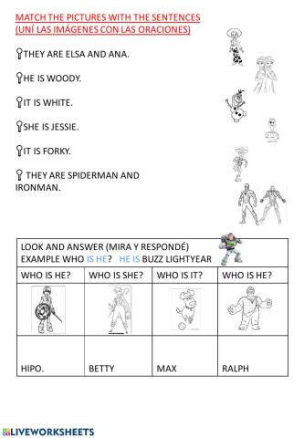 Personal Pronouns (Third person)