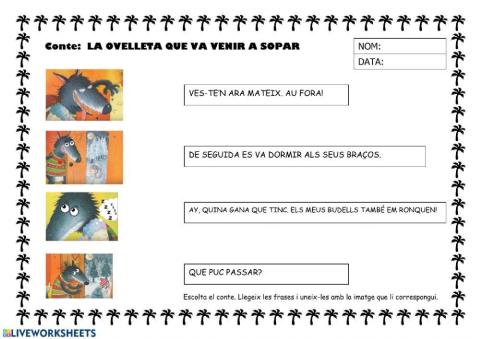 L'ovelleta que va venir a sopar