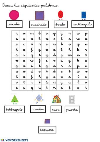 Sopa de letras minúscula