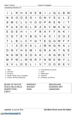 Csenior Wordsearch 37