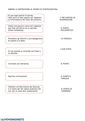 La punteggiatura
