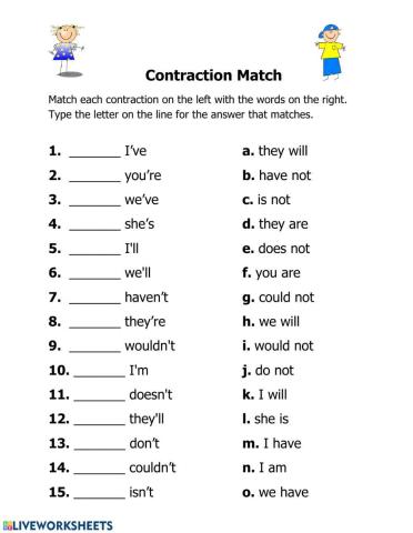 Contractions Matching