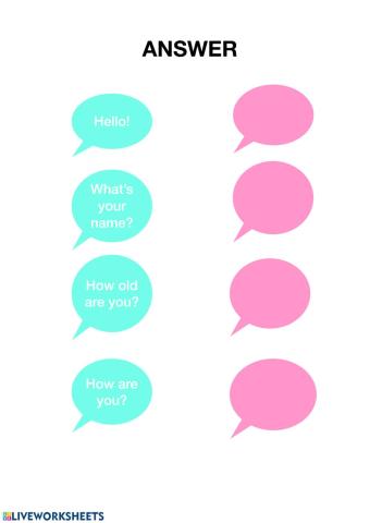 Introduce yourself. Answer