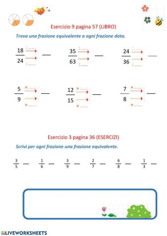 Frazioni equivalenti