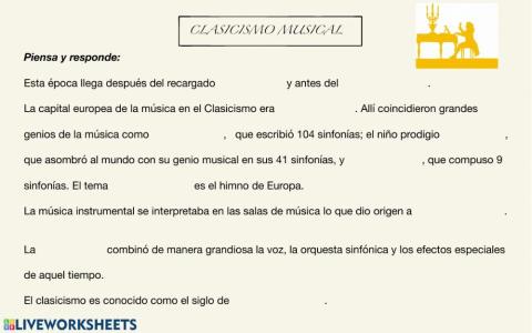 Clasicismo musical