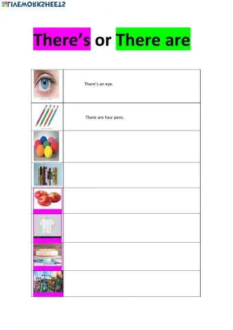 There's or there are