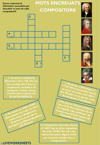 Mots encreuats compositors
