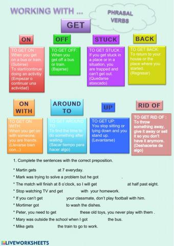 Phrasal verbs