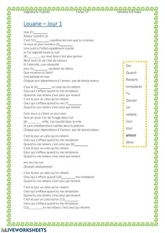 Louane - Jour 1