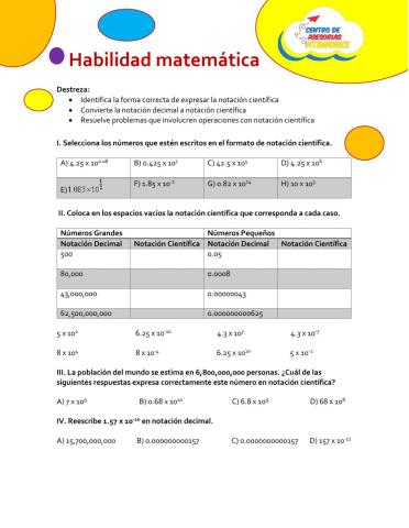 Notación científica