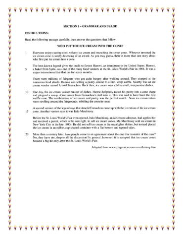 Grammar and Usage 2011