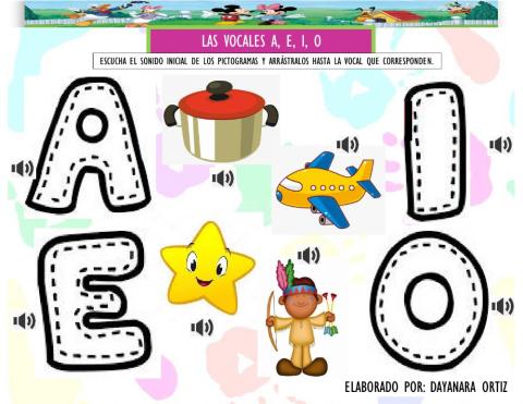 LAS VOCALES: a, e, i, o