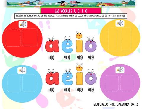 LAS VOCALES: a, e, i, o