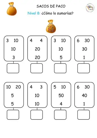 Oaoa saco de paco nivel 8