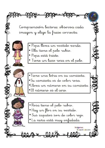 Comprensión de frases