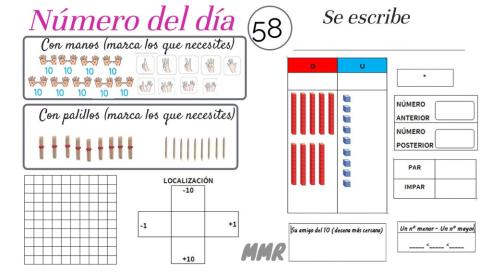 58 Número del día