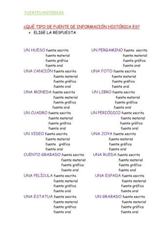 Fuentes históricas