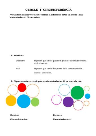 Cercle i circumferència