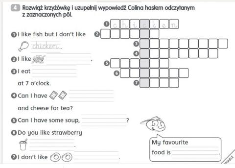 Food crossword
