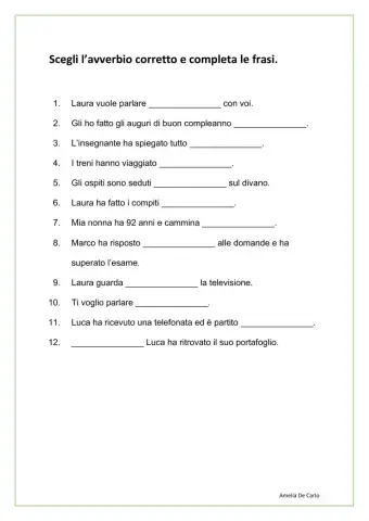 Gli avverbi in -mente