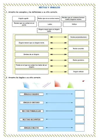 Rectas y ángulos