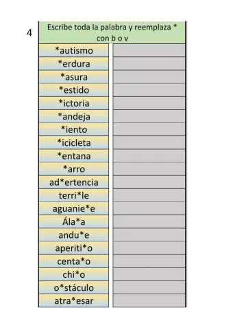 Ortografía b y v -4