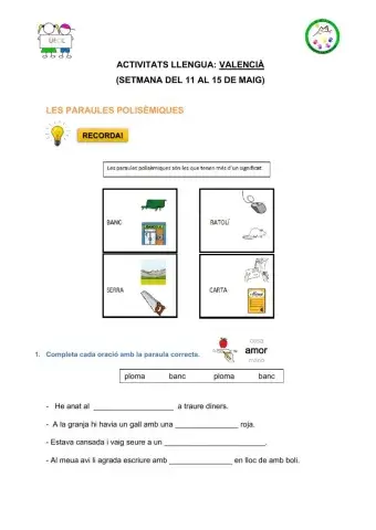 Paraules polisèmiques