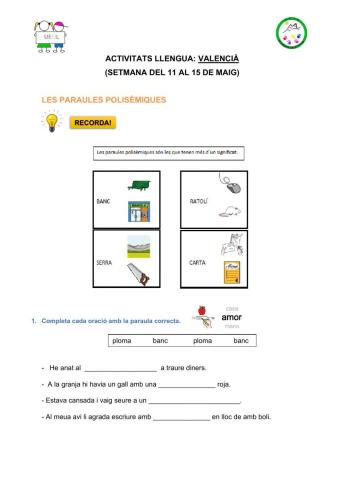 Paraules polisèmiques