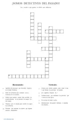 ¡Somos detectives del pasado!