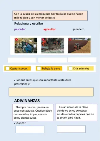 Máquinas y profesiones