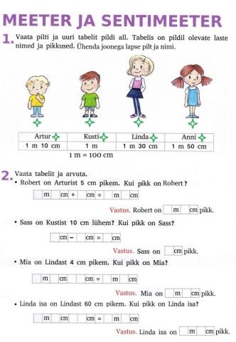 Meeter ja sentimeeter