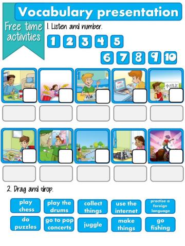 Free time activities