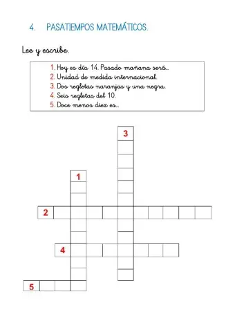 Pasatiempos matemáticos