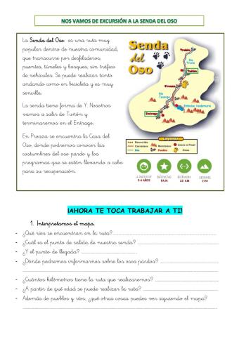 Nos vamos de excursión a la Senda del Oso
