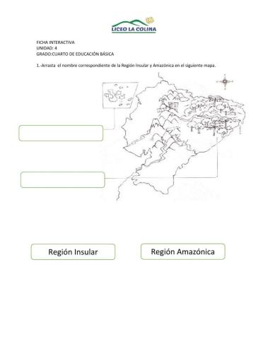 Región Insular y Amazónica
