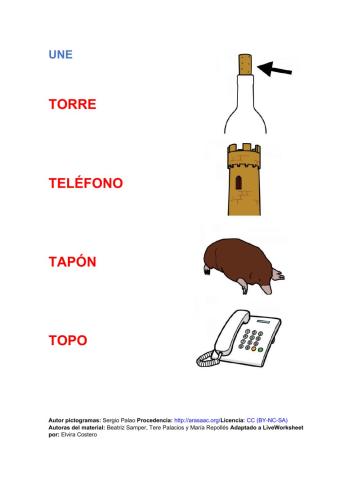 T - une el dibujo con su nombre  - 1