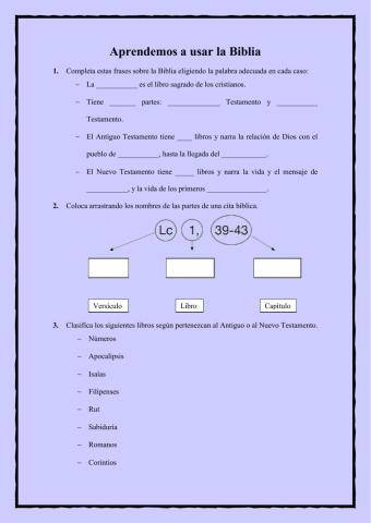 Aprendemos a usar la Biblia 4º