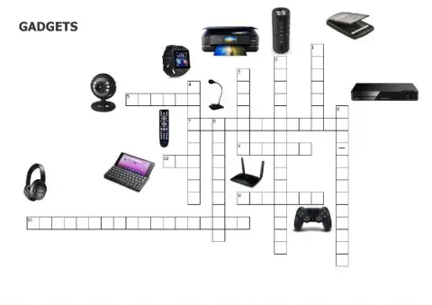 Gadgets crossword (extension)